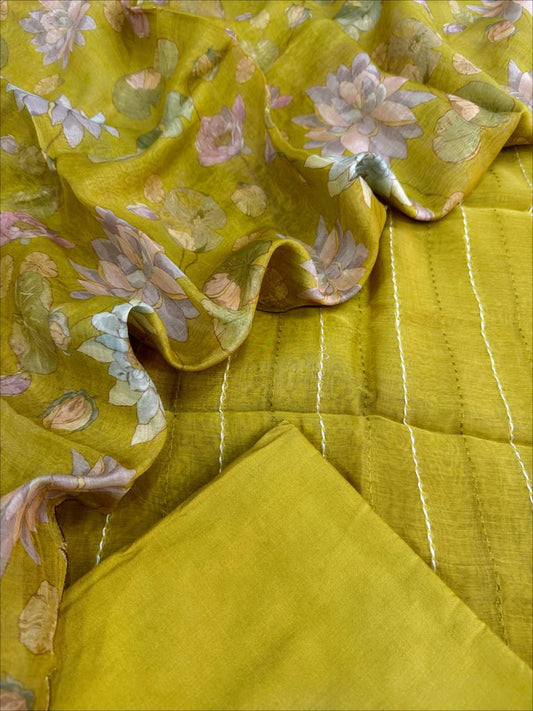 Chanderi Silk Suit