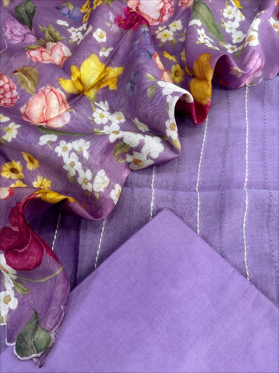 Chanderi Silk Suit