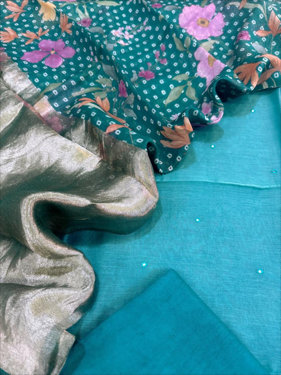 Chanderi Silk Suit