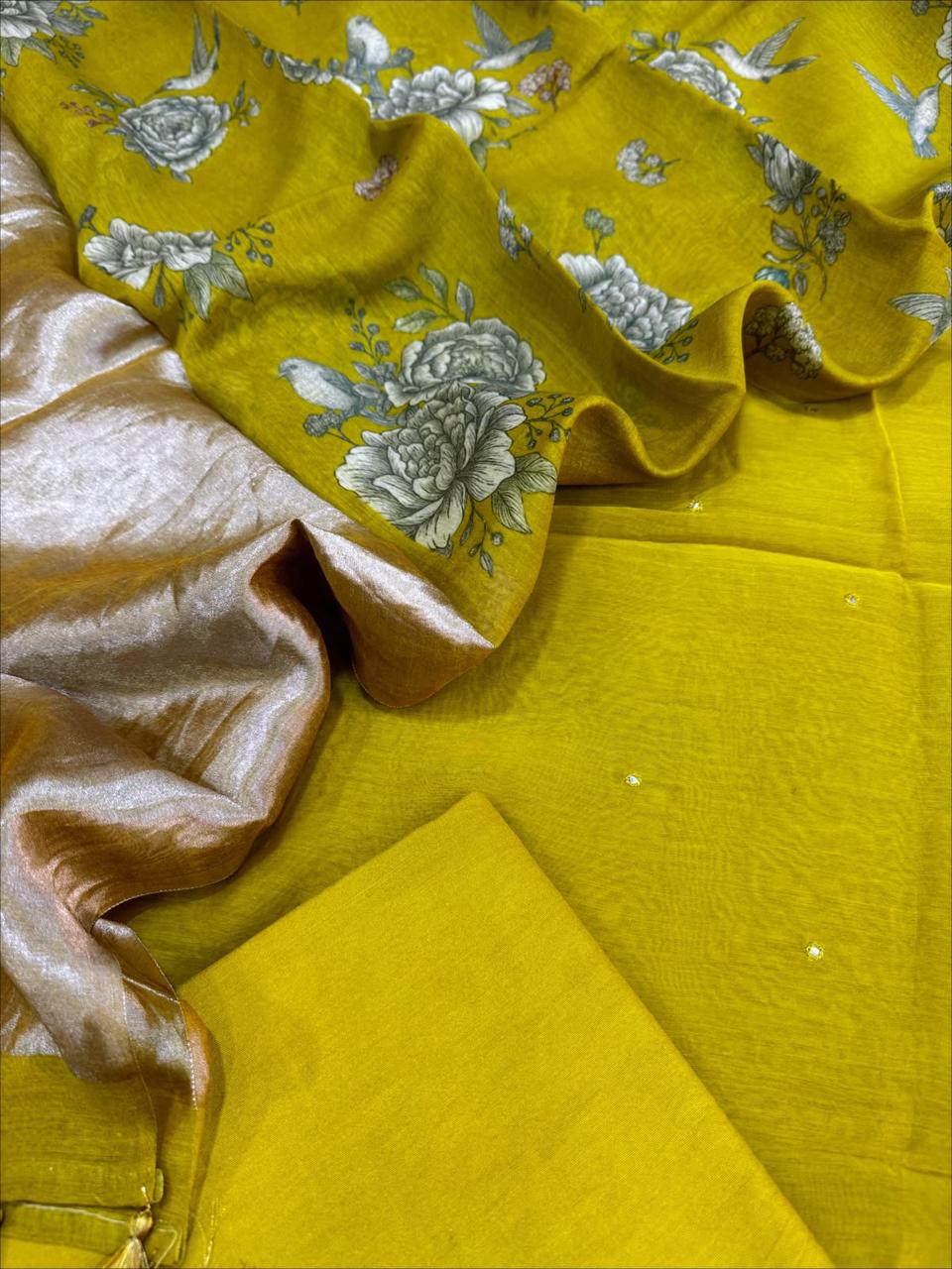 Chanderi Silk Suit