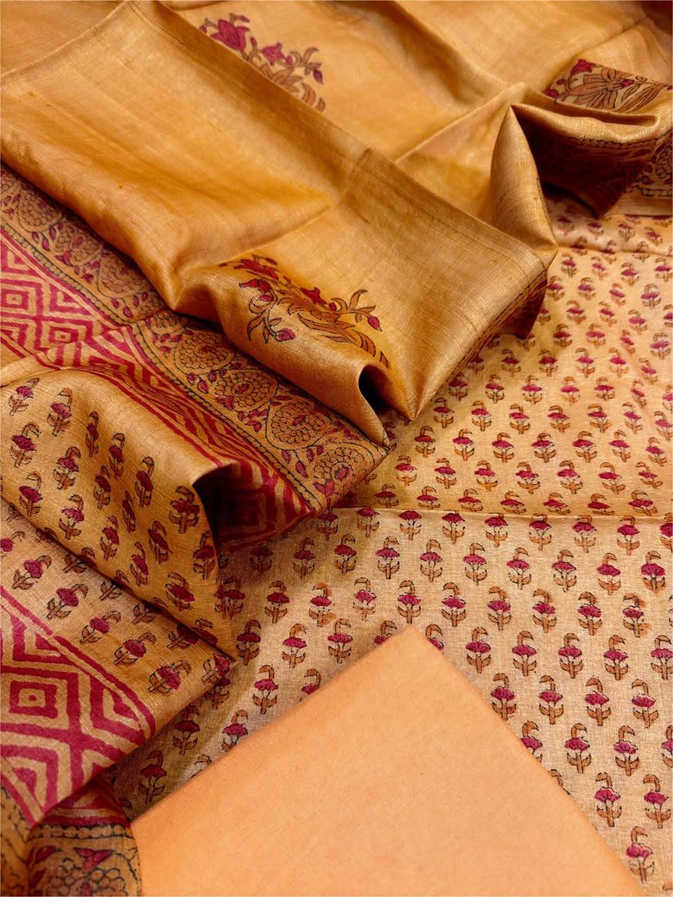 Tussar Silk Suit