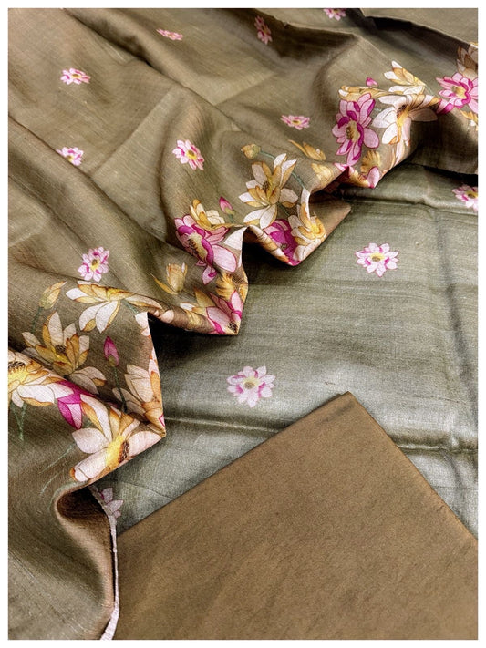 Tussar Silk Suit