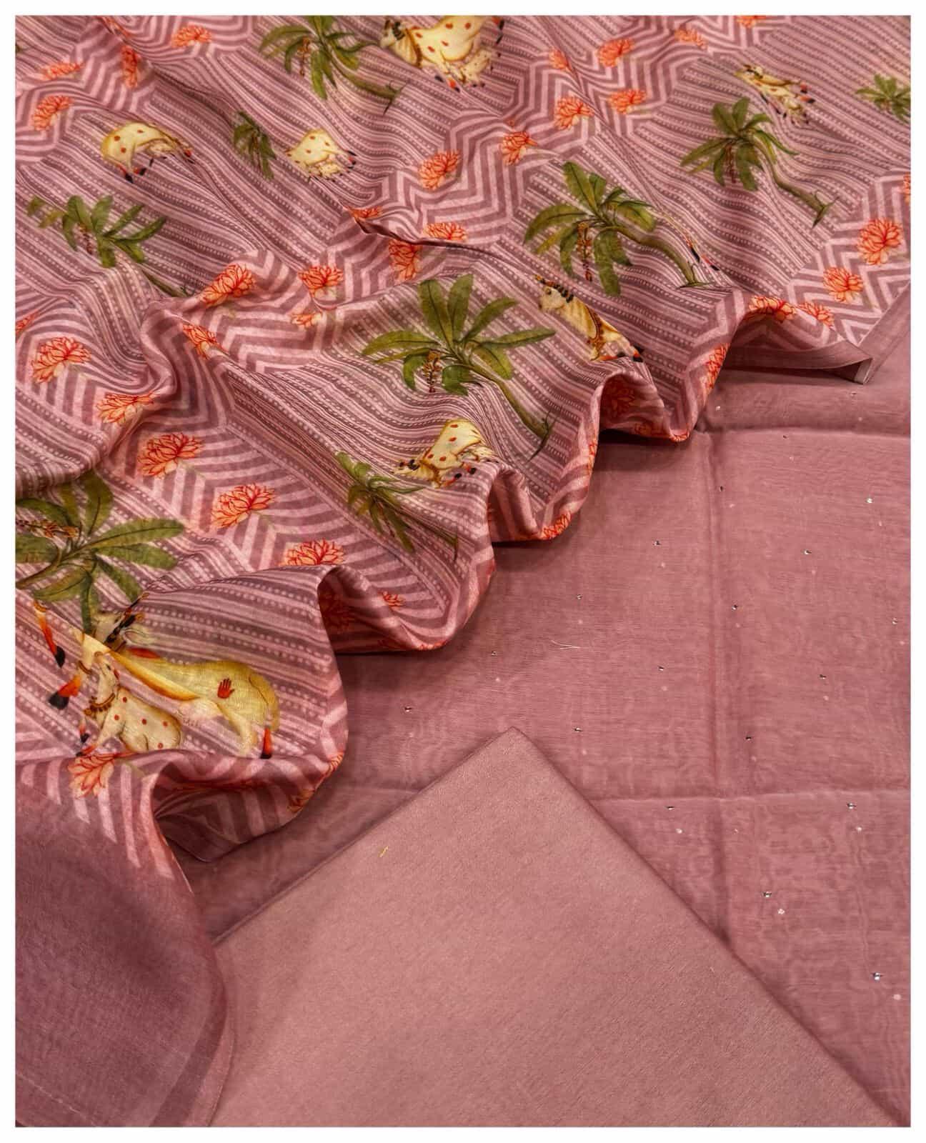 Mul Chanderi Silk Suits